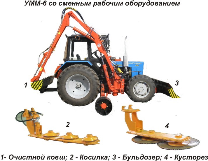 Универсальная мелиративная машина  УММ-6